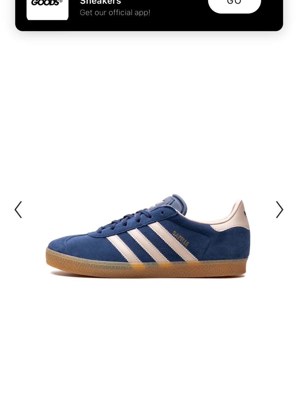 adidas Navy Suede Sneakers with Cream Stripes